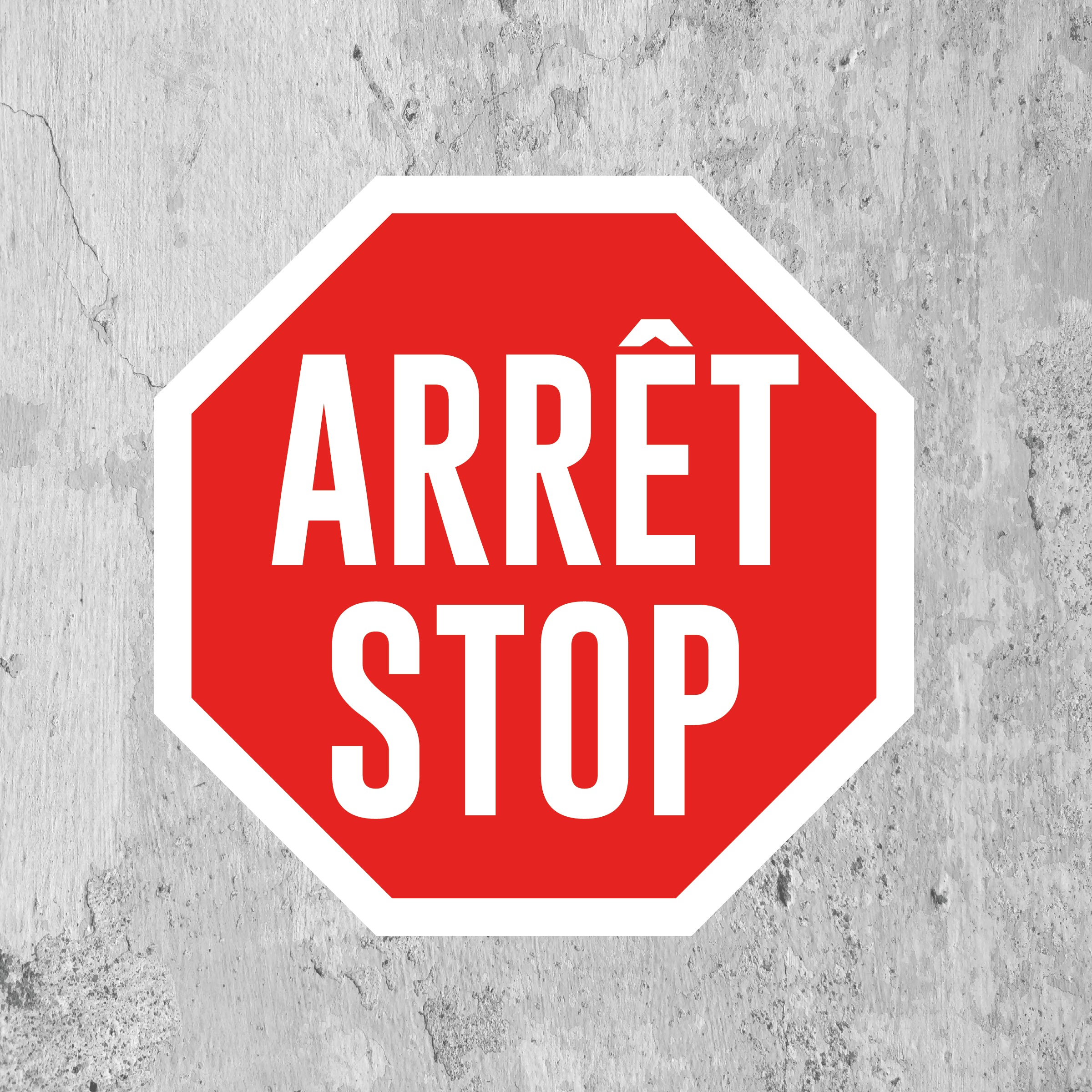 Panneau Arrêt Stop